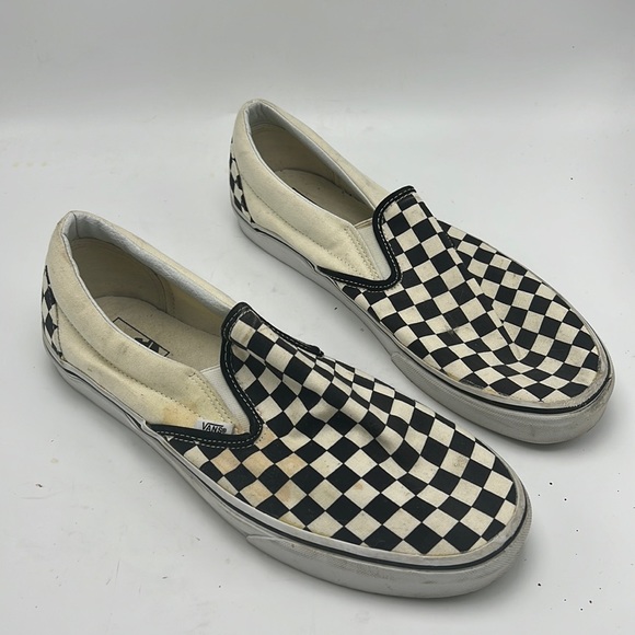 checkered vans size 12